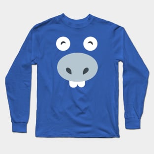 Cute Donkey Face Long Sleeve T-Shirt